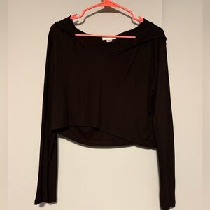 wild fawn 🍃 medium cropped hoodie